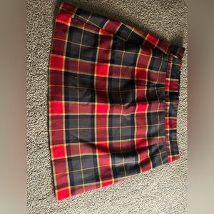 Plaid Mini Skirt